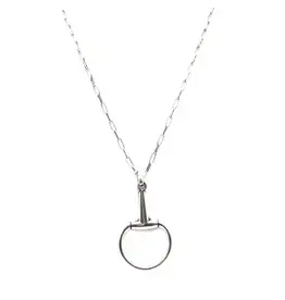 Snowing West Western Snaffle Bit Pendant Necklace