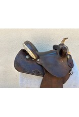 American Saddlery Bear Trap Barrel Saddle 14.5" Seat FQHB