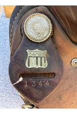 American Saddlery Bear Trap Barrel Saddle 14.5" Seat FQHB