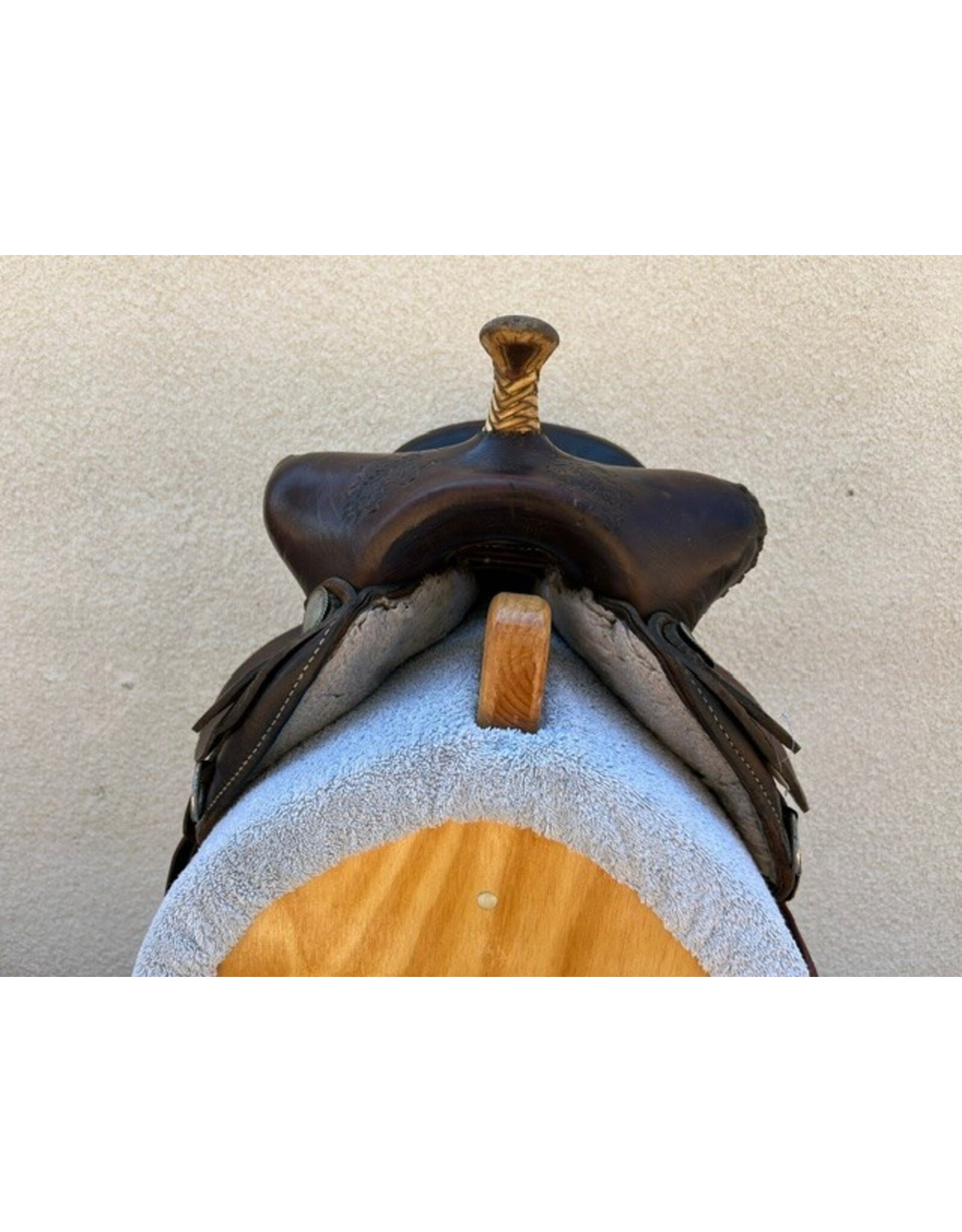 American Saddlery Bear Trap Barrel Saddle 14.5" Seat FQHB