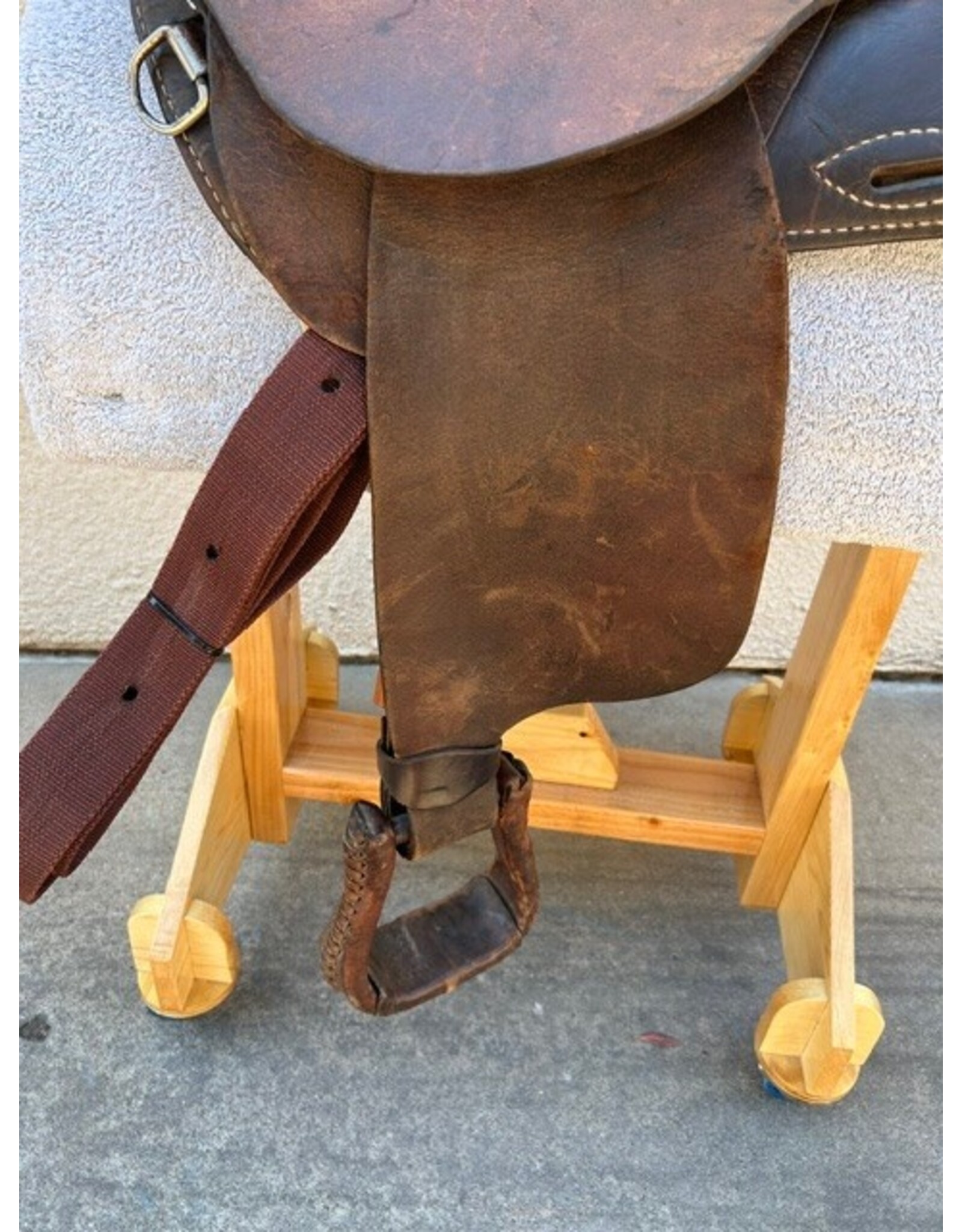 American Saddlery Bear Trap Barrel Saddle 14.5" Seat FQHB