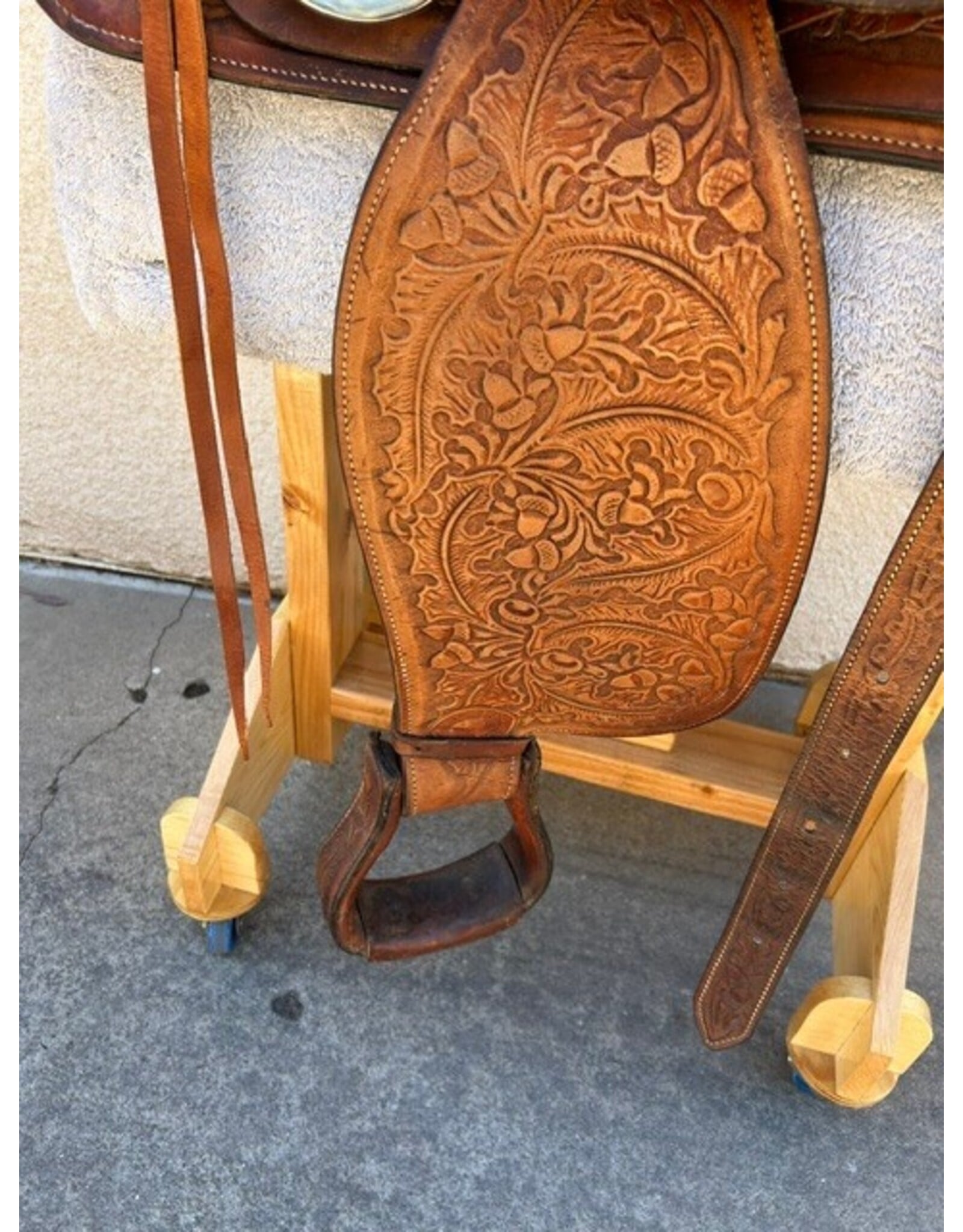 Tex Tan Equitation Seat Trail Saddle 16" Seat SQHB