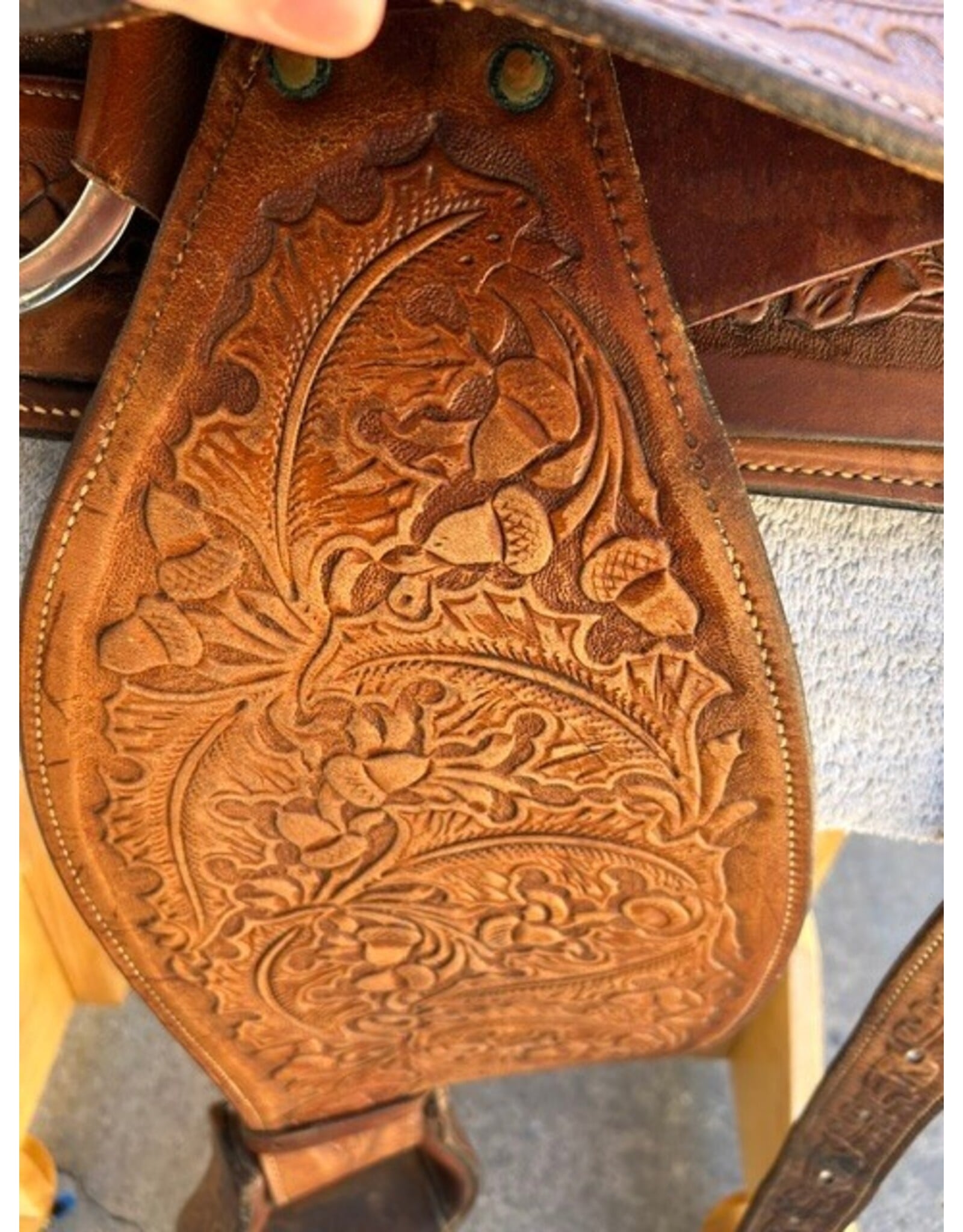 Tex Tan Equitation Seat Trail Saddle 16" Seat SQHB