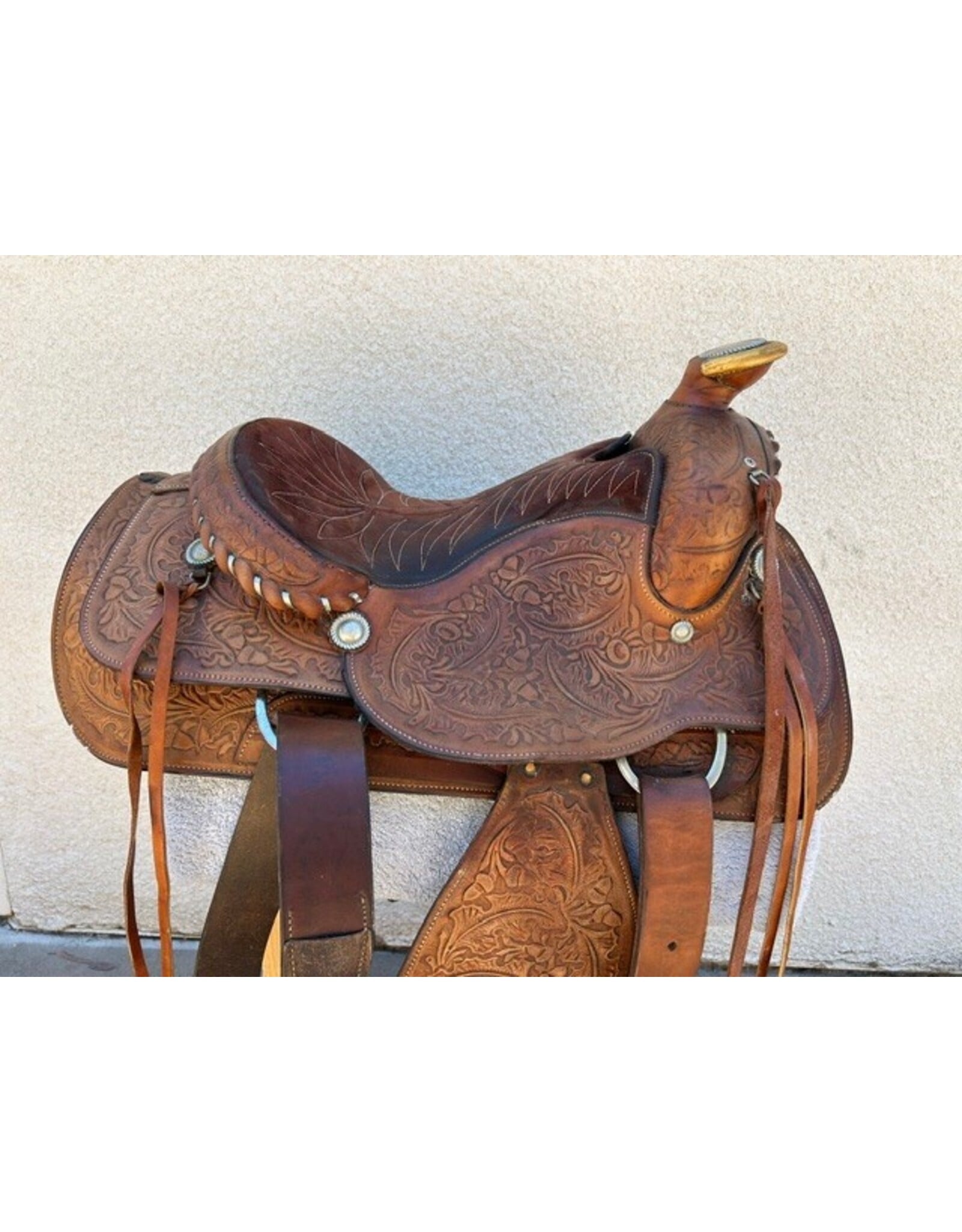 Tex Tan Equitation Seat Trail Saddle 16" Seat SQHB