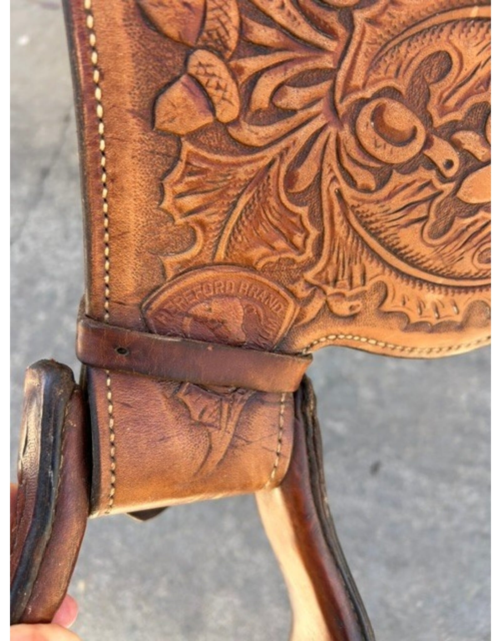 Tex Tan Equitation Seat Trail Saddle 16" Seat SQHB