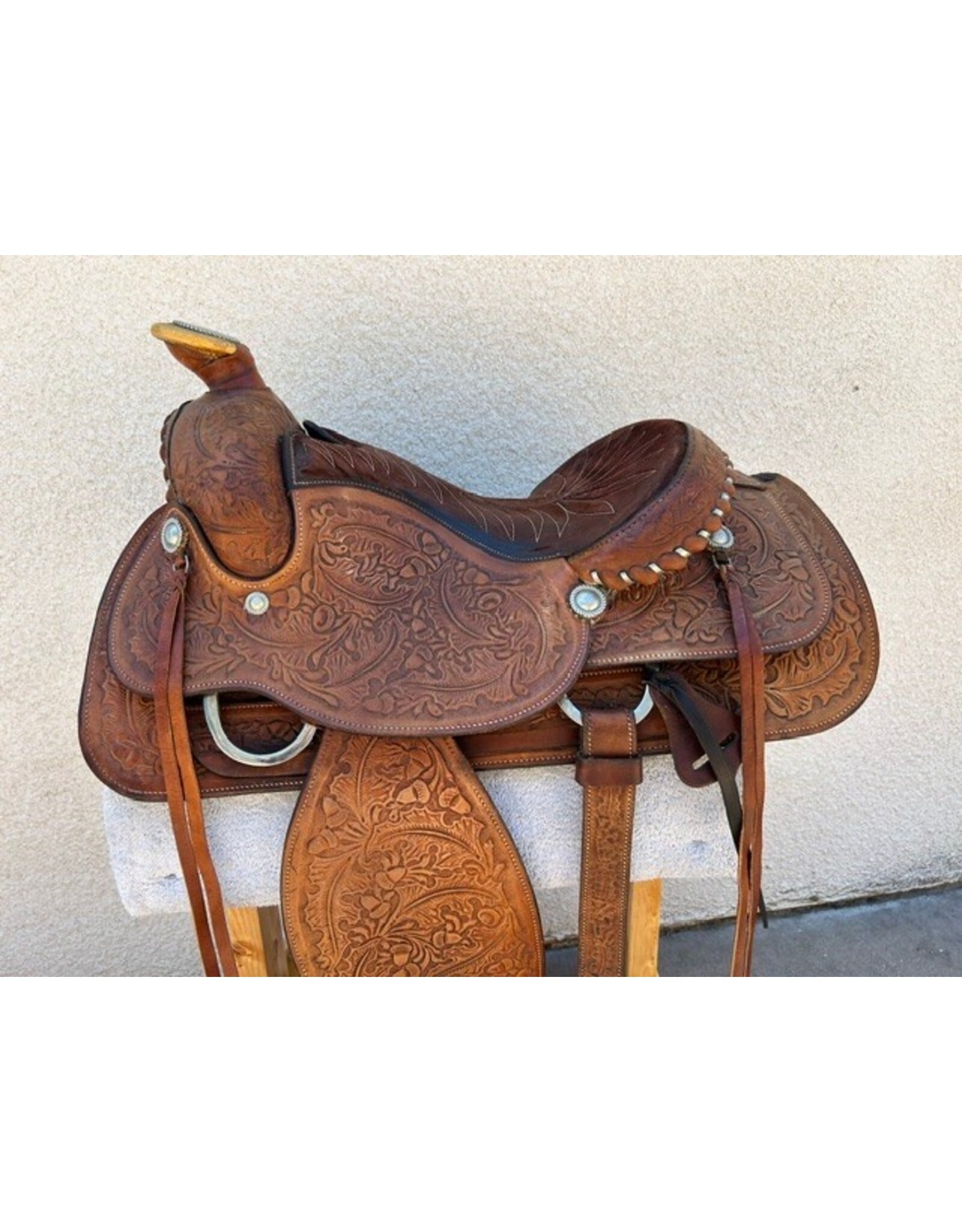 Tex Tan Equitation Seat Trail Saddle 16" Seat SQHB