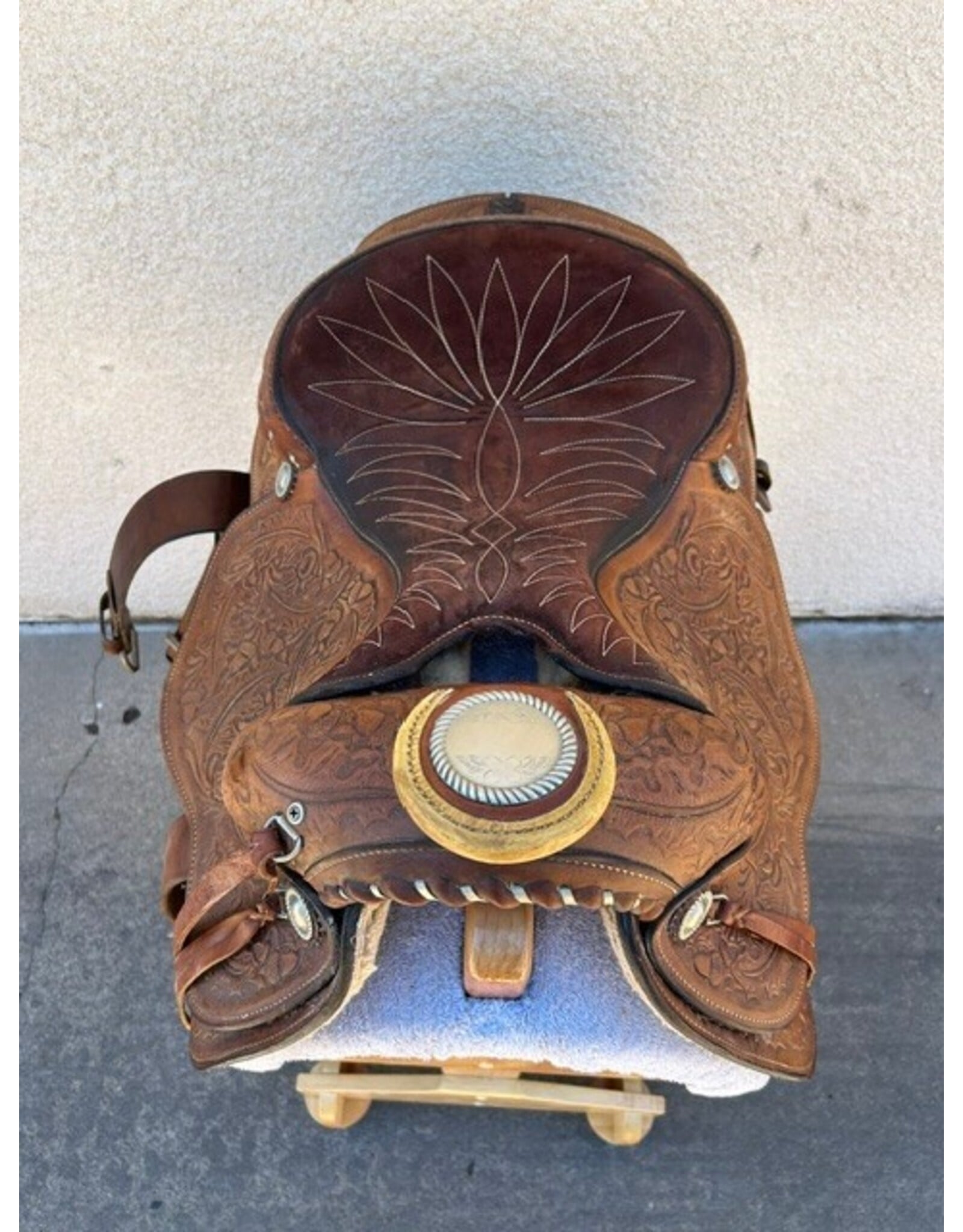 Tex Tan Equitation Seat Trail Saddle 16" Seat SQHB