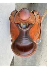 Circle Y Walnut Grove Trail Saddle 16" Seat, Flex 2 Tree w/ Wide Bars