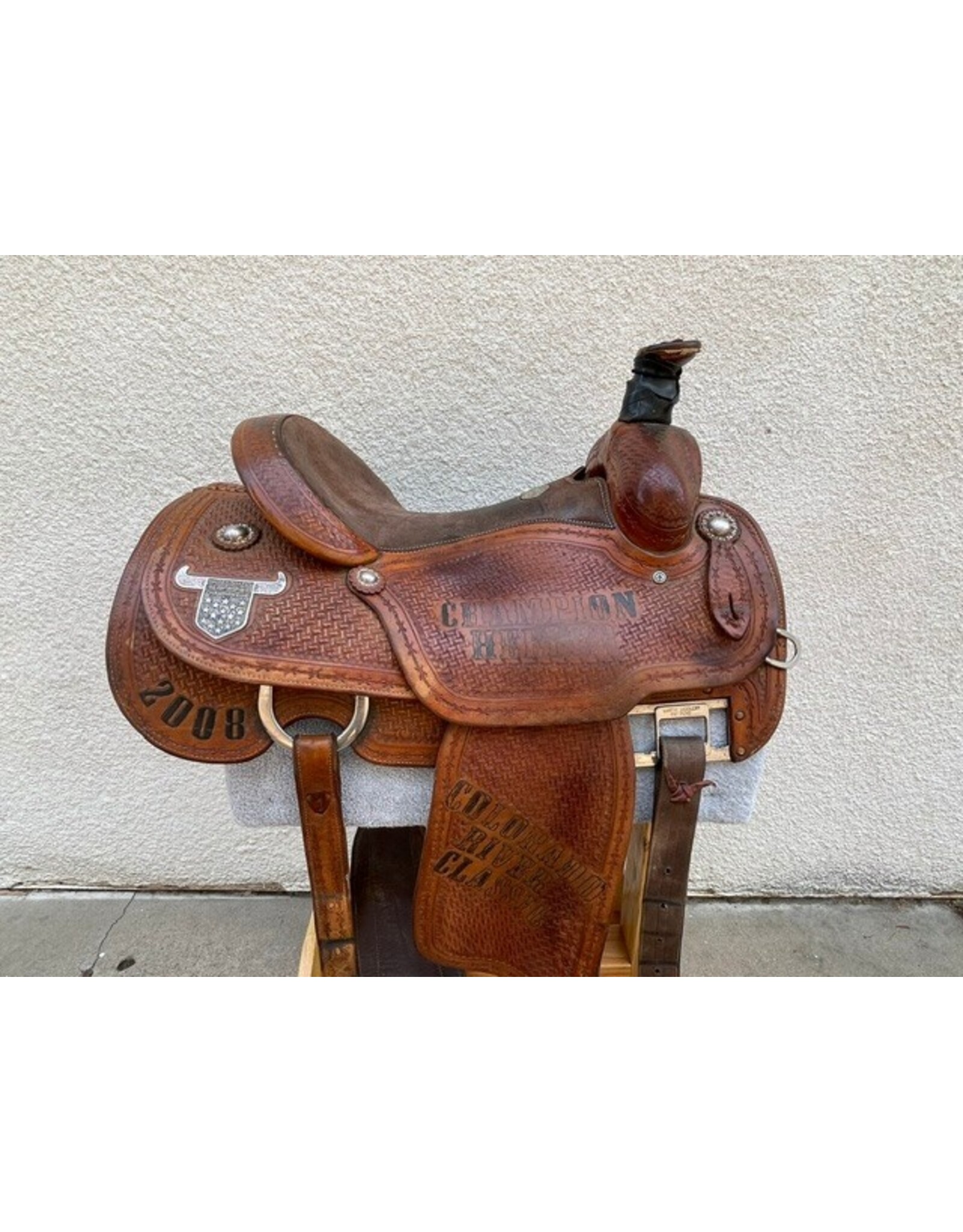 Martin Saddlery Roping Saddle 15" Seat, 8" Gullet