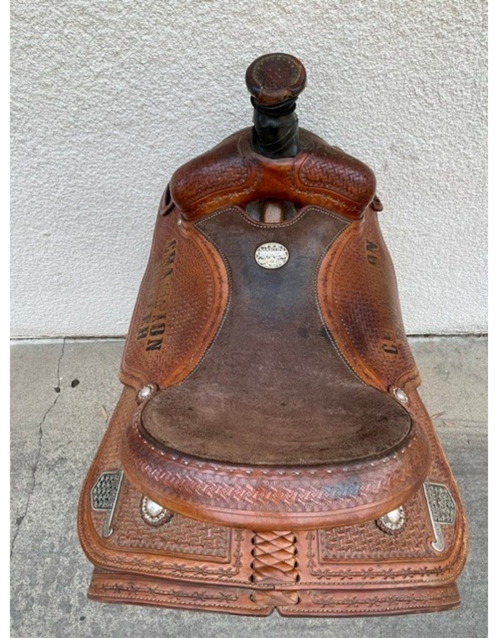 Martin Saddlery Roping Saddle 15" Seat, 8" Gullet