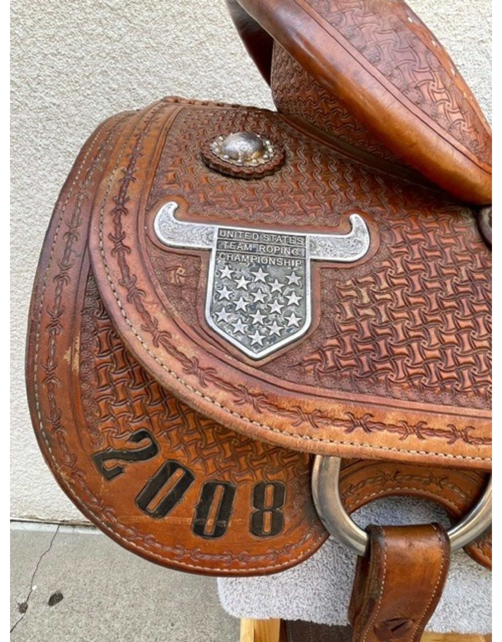 Martin Saddlery Roping Saddle 15" Seat, 8" Gullet