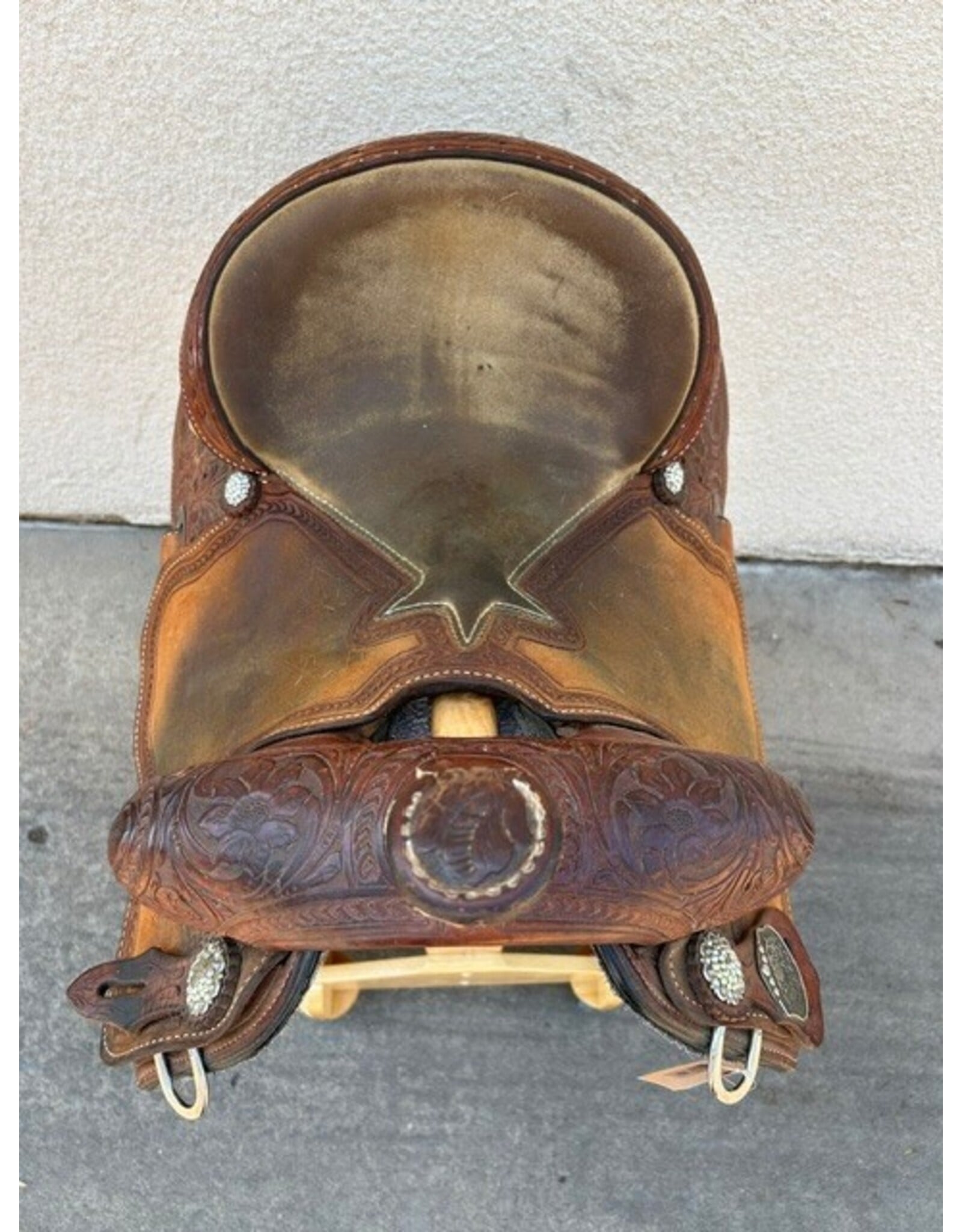Marlene McRae Barrel by Cactus Saddlery 14" Seat, FQHB