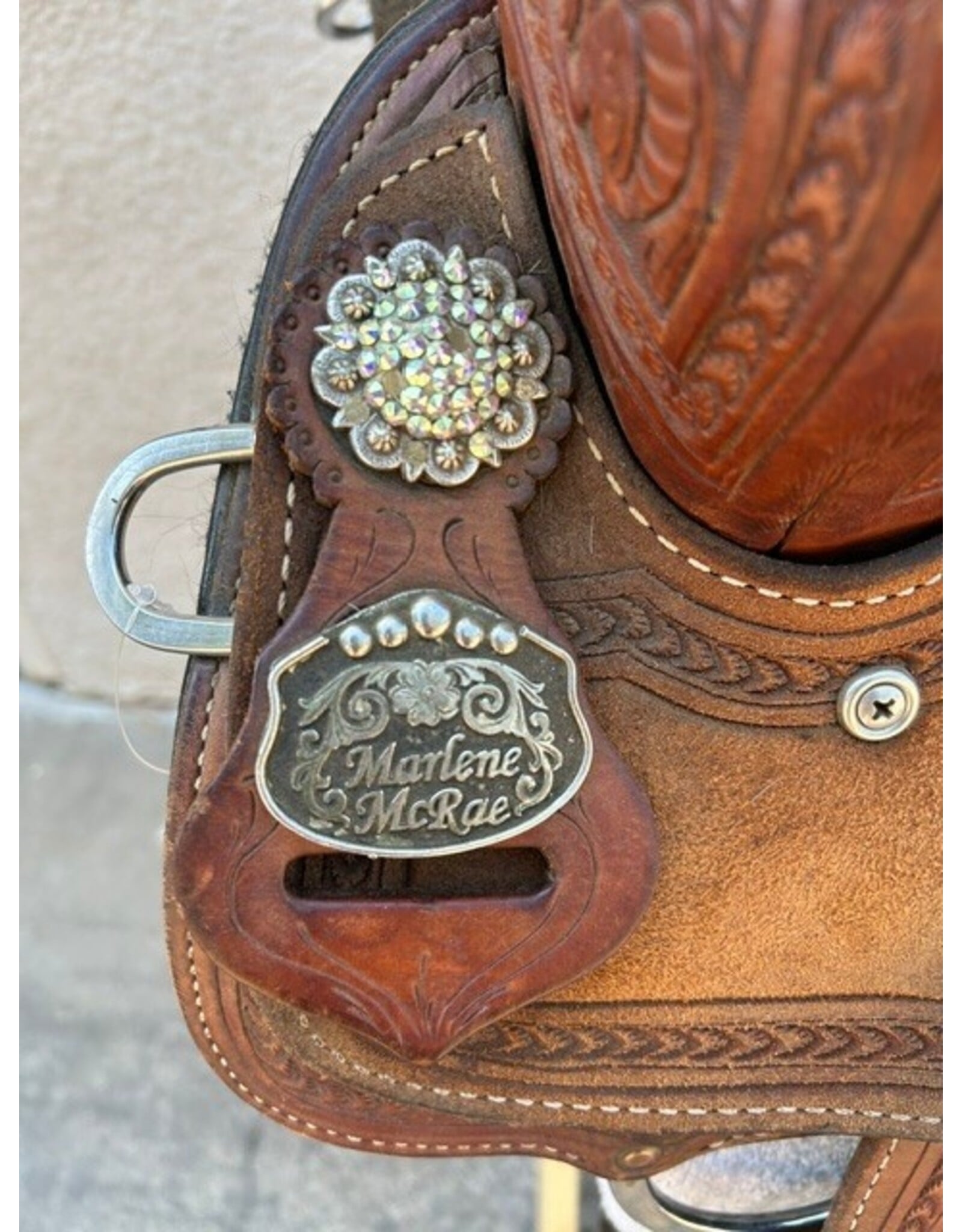 Marlene McRae Barrel by Cactus Saddlery 14" Seat, FQHB