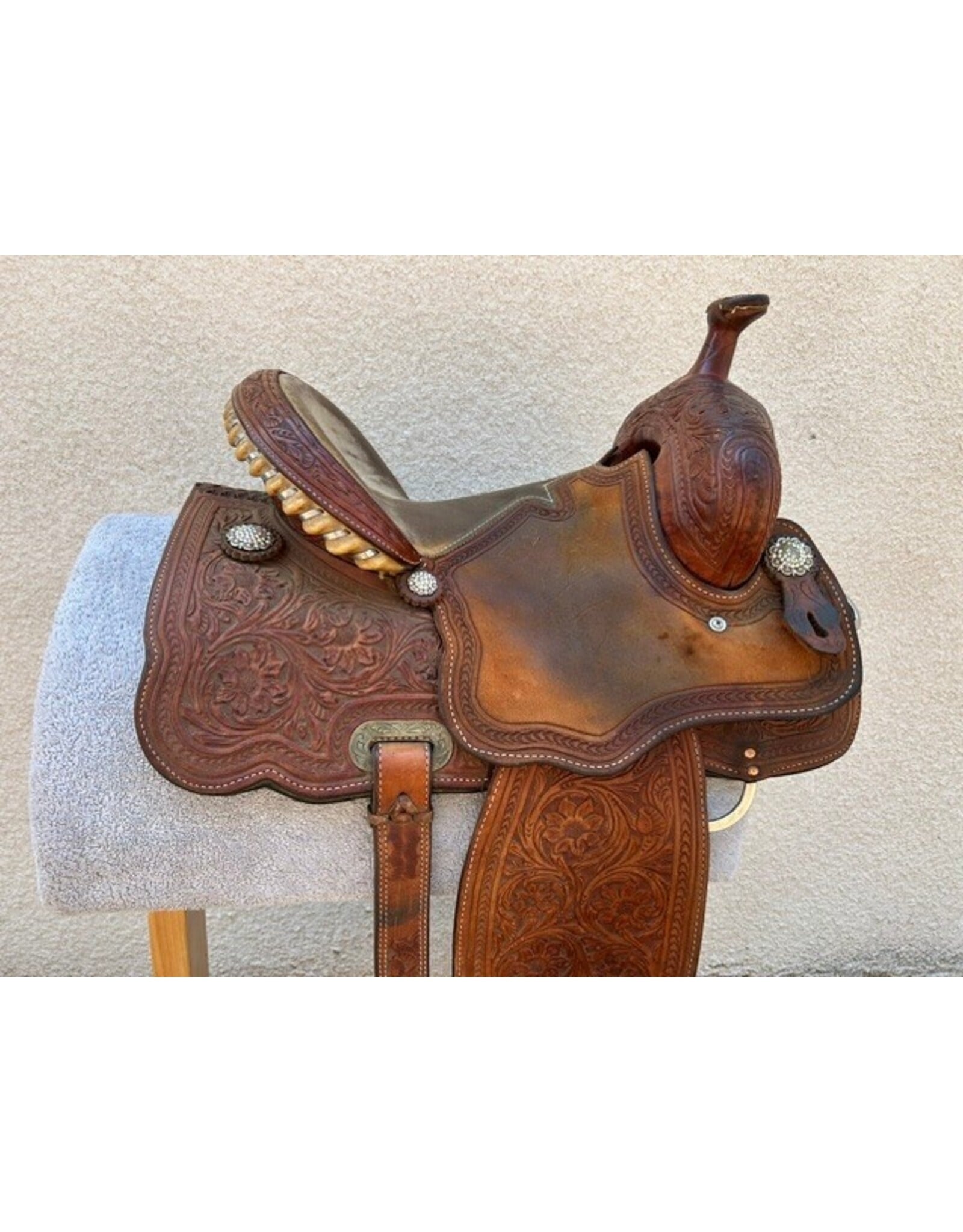 Marlene McRae Barrel by Cactus Saddlery 14" Seat, FQHB