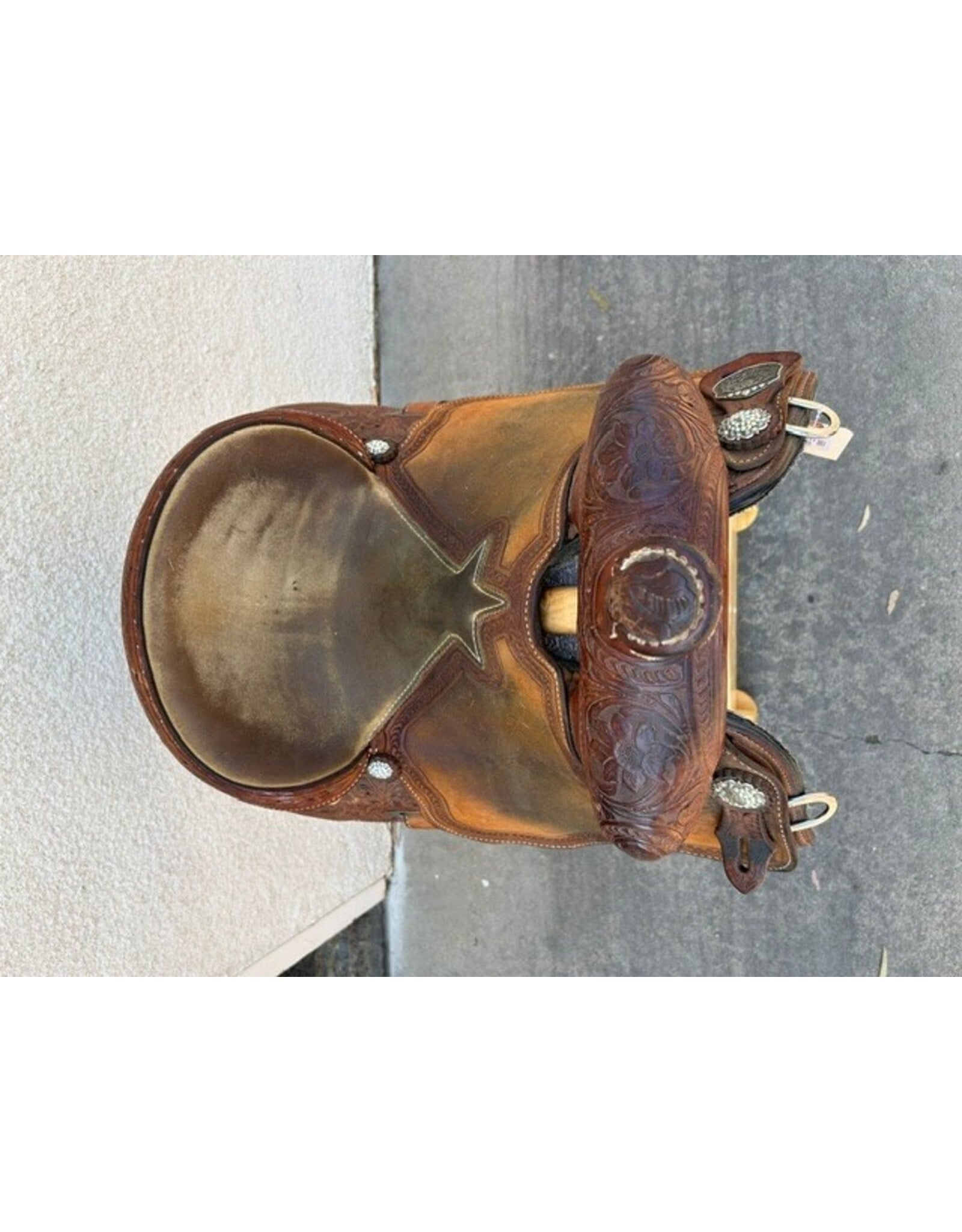 Marlene McRae Barrel by Cactus Saddlery 14" Seat, FQHB