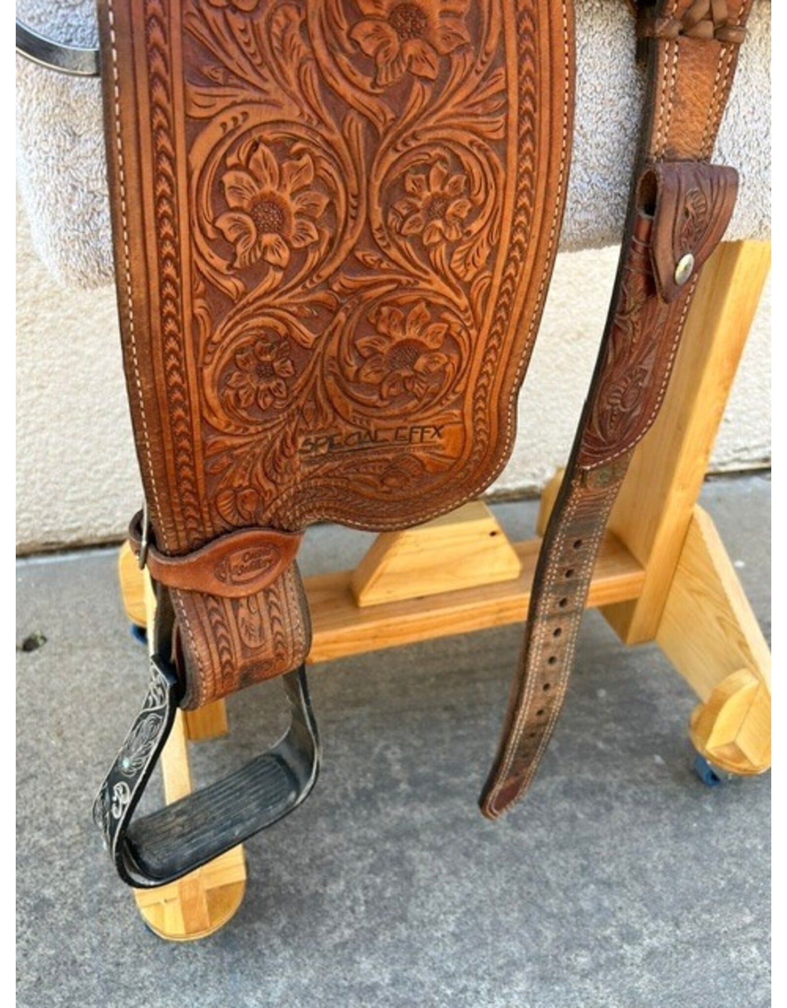 Marlene McRae Barrel by Cactus Saddlery 14" Seat, FQHB