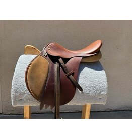 Collegiate Jump Saddle 16" Seat w/ Leathers and Irons