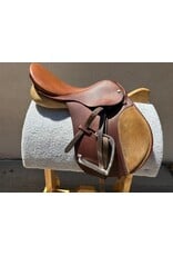 Collegiate Jump Saddle 16" Seat w/ Leathers and Irons
