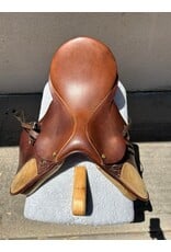 Collegiate Jump Saddle 16" Seat w/ Leathers and Irons