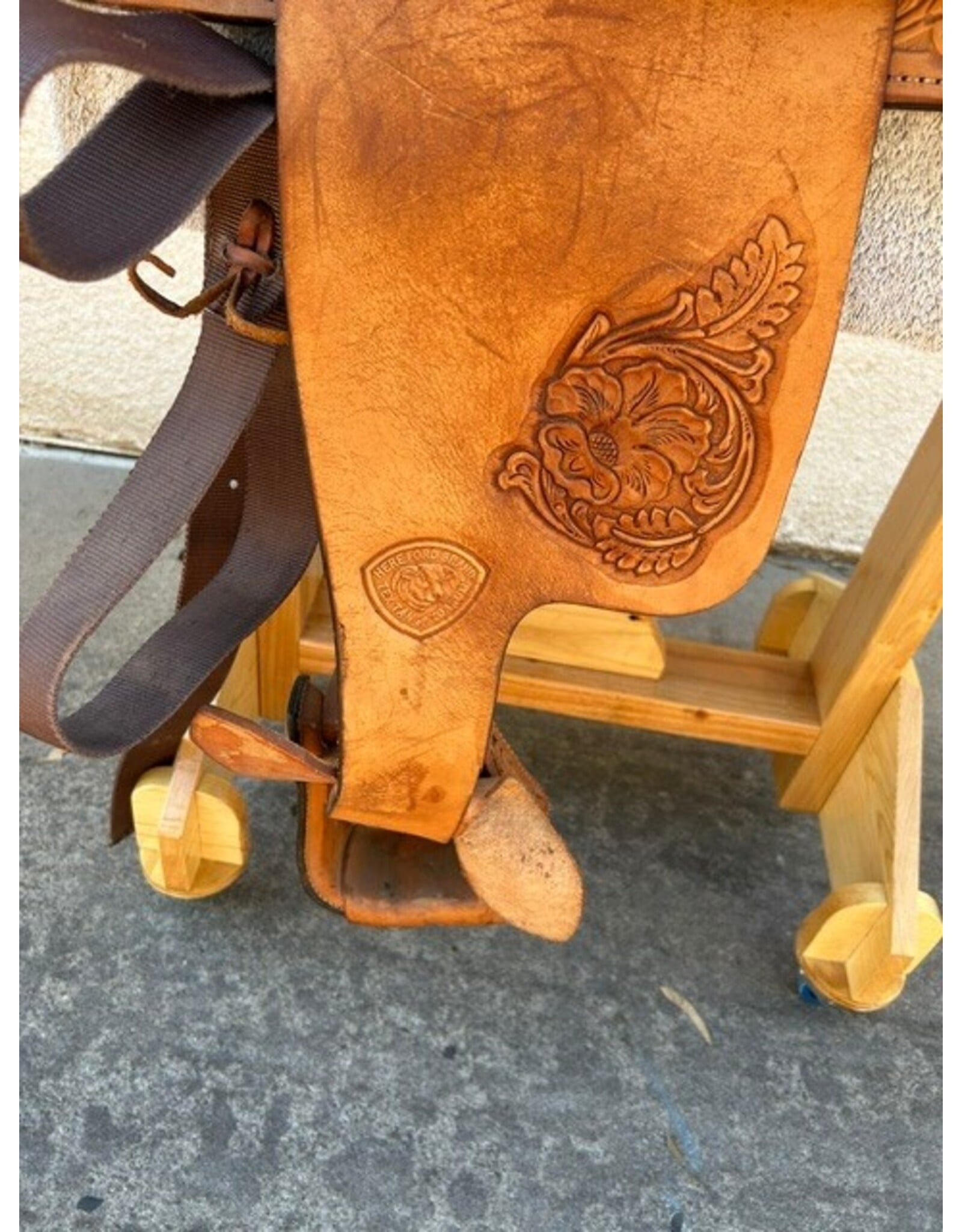 Tex Tan Show Saddle 15" Seat, FQHB