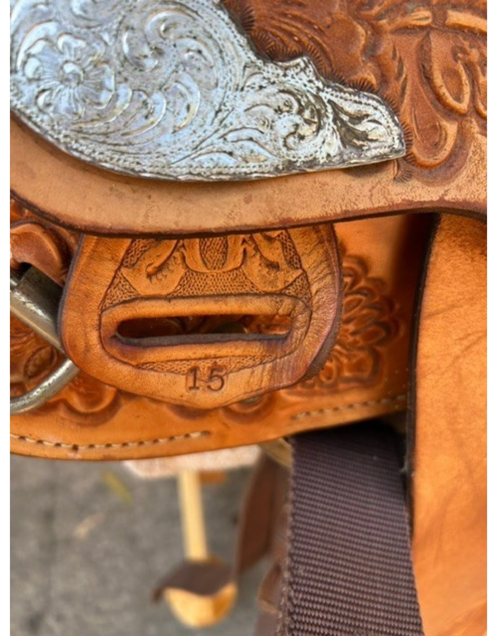 Tex Tan Show Saddle 15" Seat, FQHB