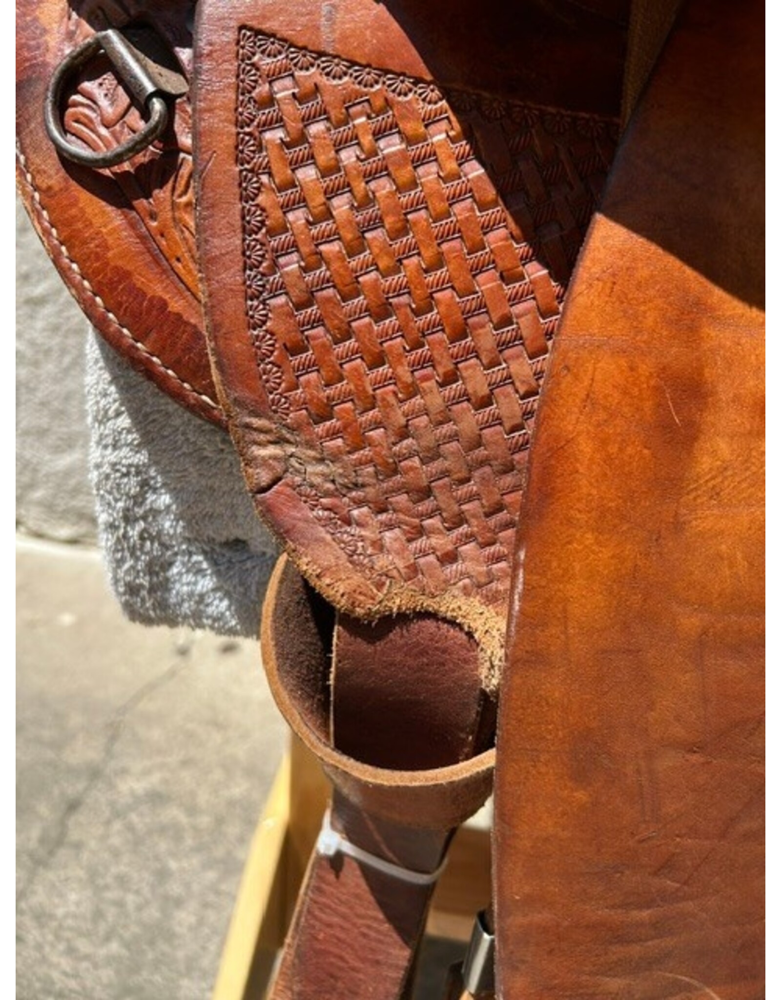 Barrel Saddle 18" Seat, SQHB