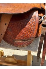 Barrel Saddle 18" Seat, SQHB