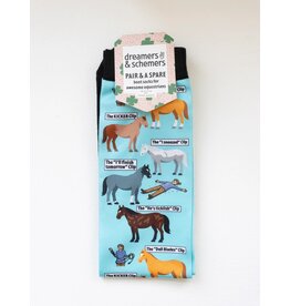 Dreamers and Schemers Socks Pair and a Spare Adult