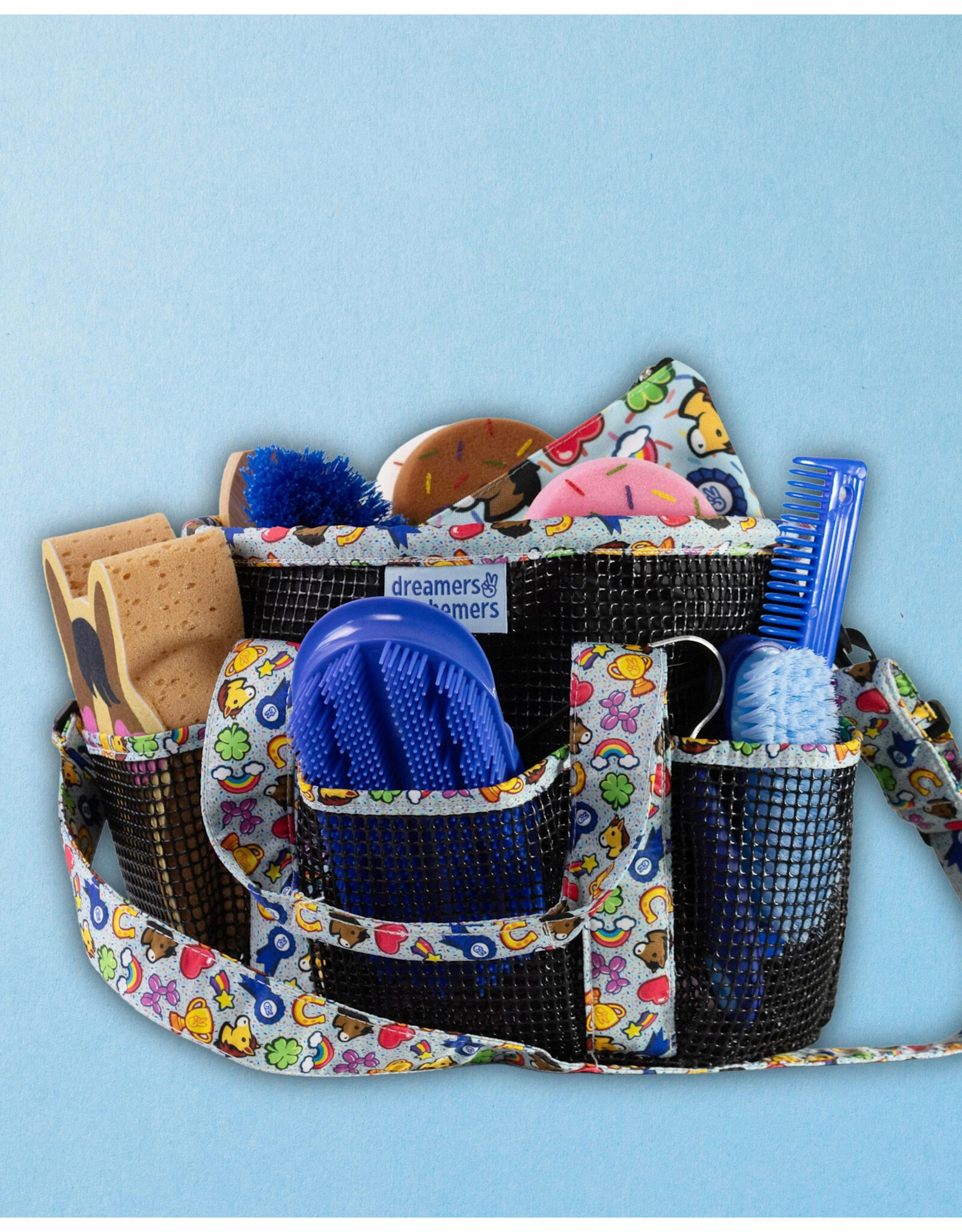 Dreamers and Schemers Feeling Stable Grooming Tote