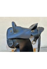 Tucker Style Endurance Saddle  16.5" Seat, Gaited FQ with Cross Fire Rigging