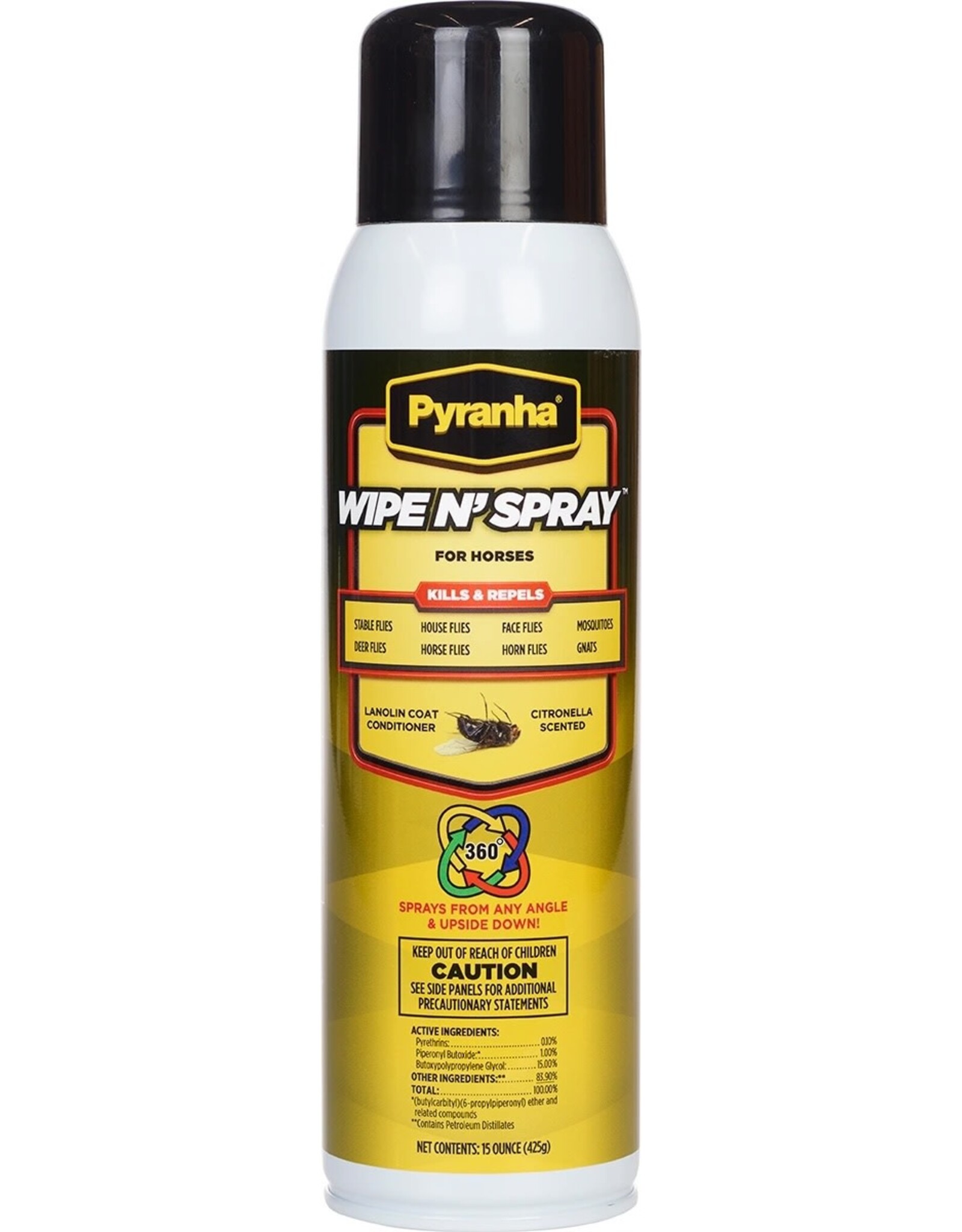 Pyranha Wipe N' Spray Fly Spray