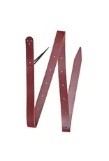Berlin Custom Leather Burgundy Latigo Leather Saddle Tie 1 3/4 " X 7 '   L907