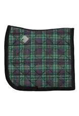 Dapplebay Plaid Dressage Saddle Pad Green