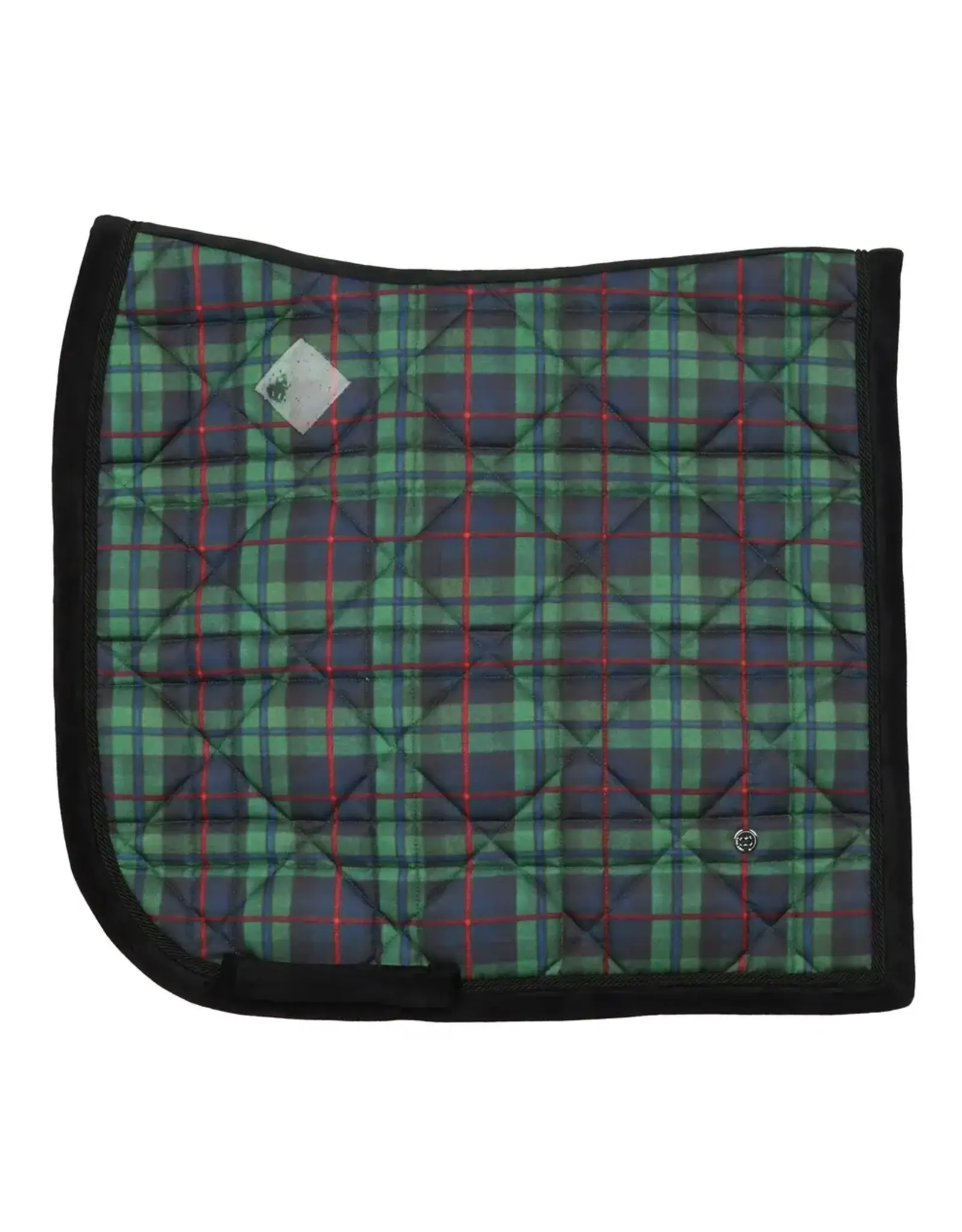 Dapplebay Plaid Dressage Saddle Pad Green