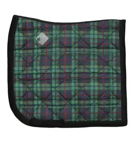 Dapplebay Plaid Dressage Saddle Pad Green