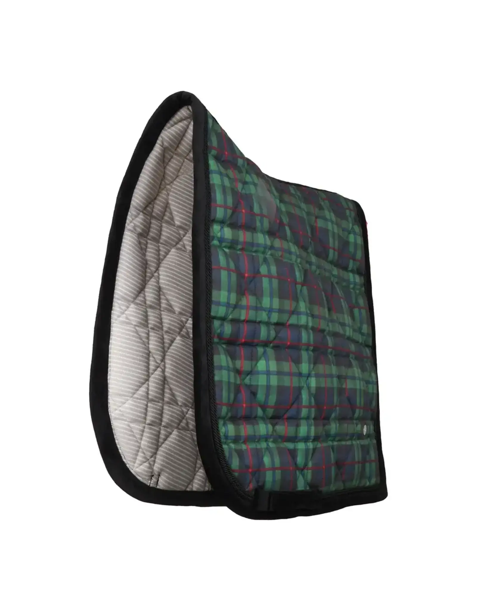 Dapplebay Plaid Dressage Saddle Pad Green