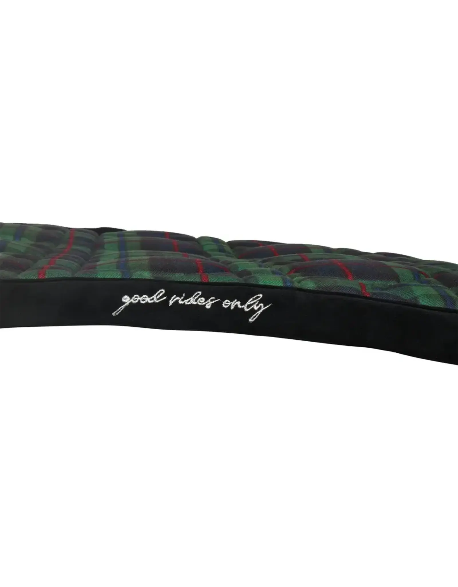 Dapplebay Plaid Dressage Saddle Pad Green