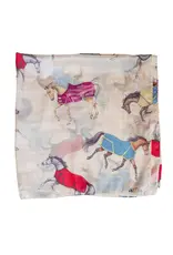Horses in Blankets Scarf