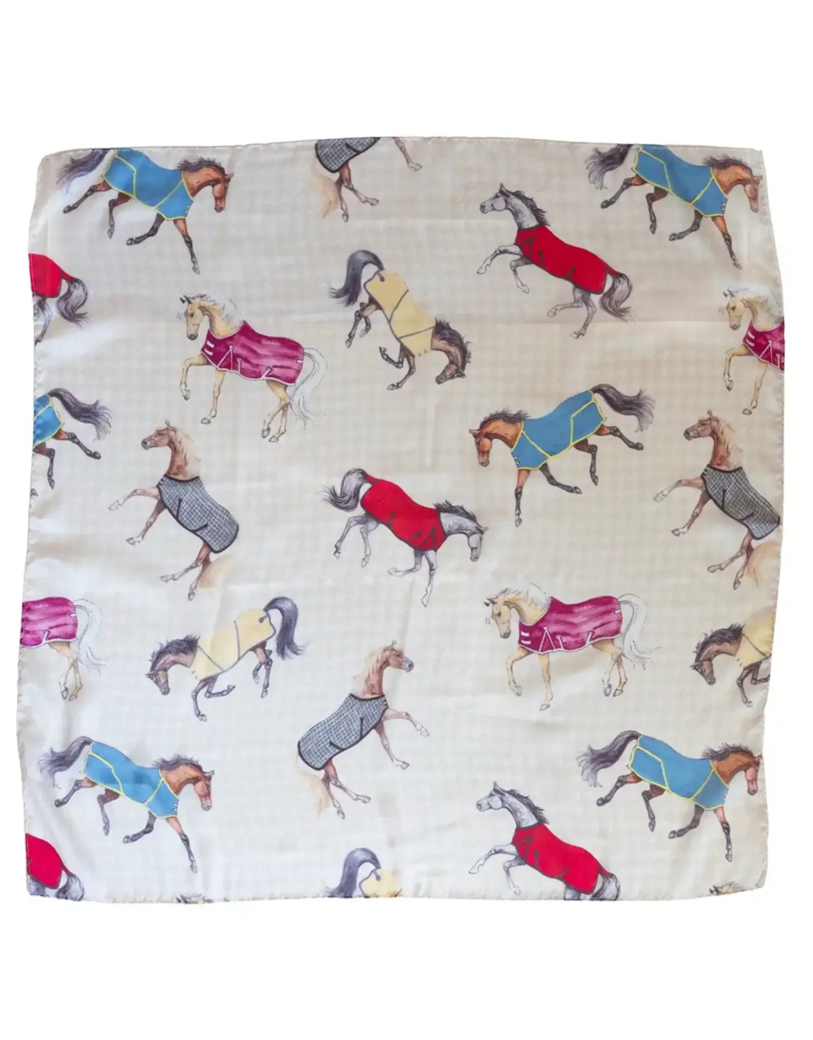 Horses in Blankets Scarf