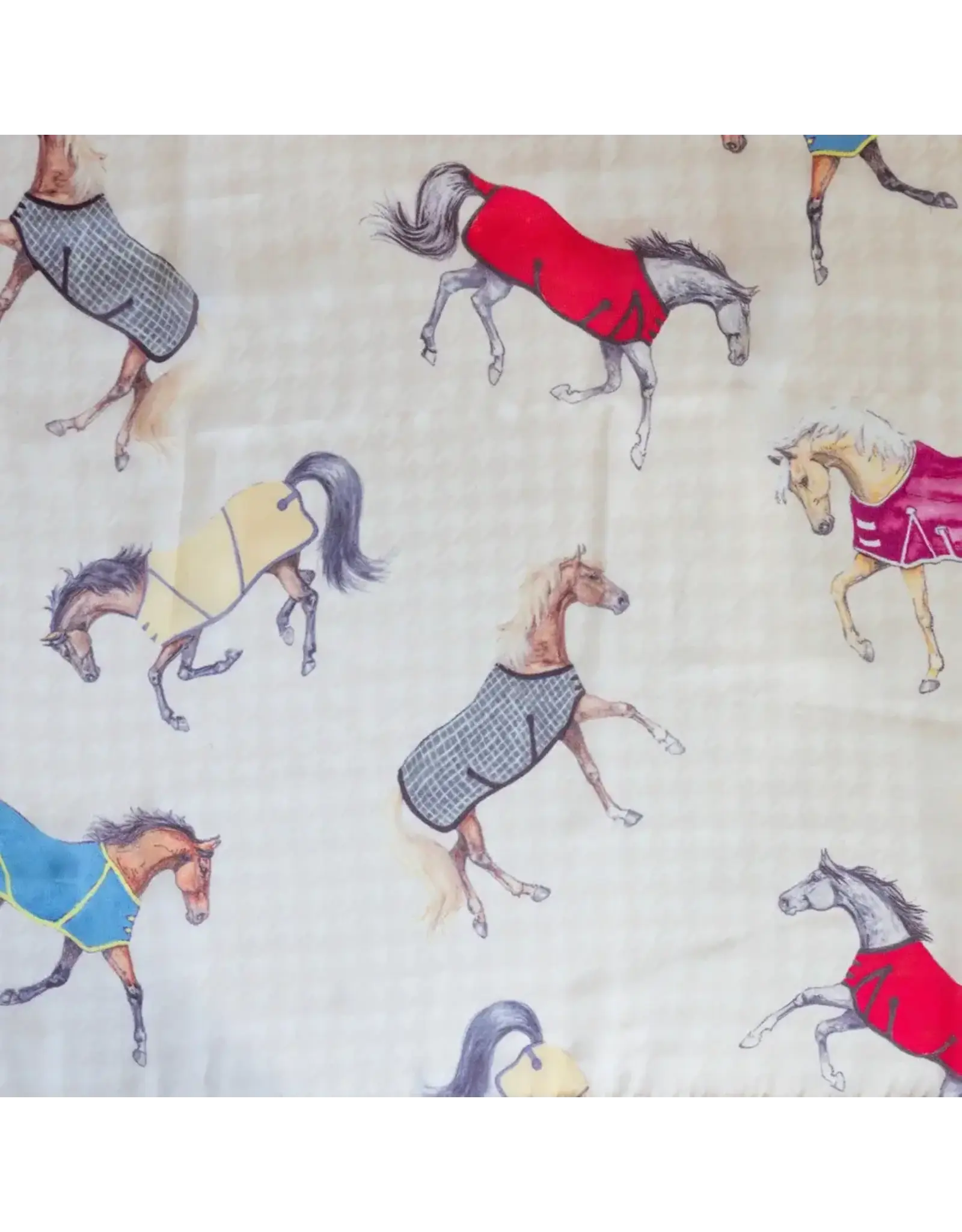 Horses in Blankets Scarf