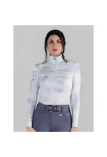 Dapplebay Opalite Skies 1/4 Zip LS Riding Top