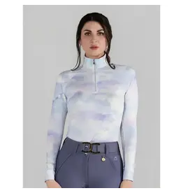Dapplebay Opalite Skies 1/4 Zip LS Riding Top