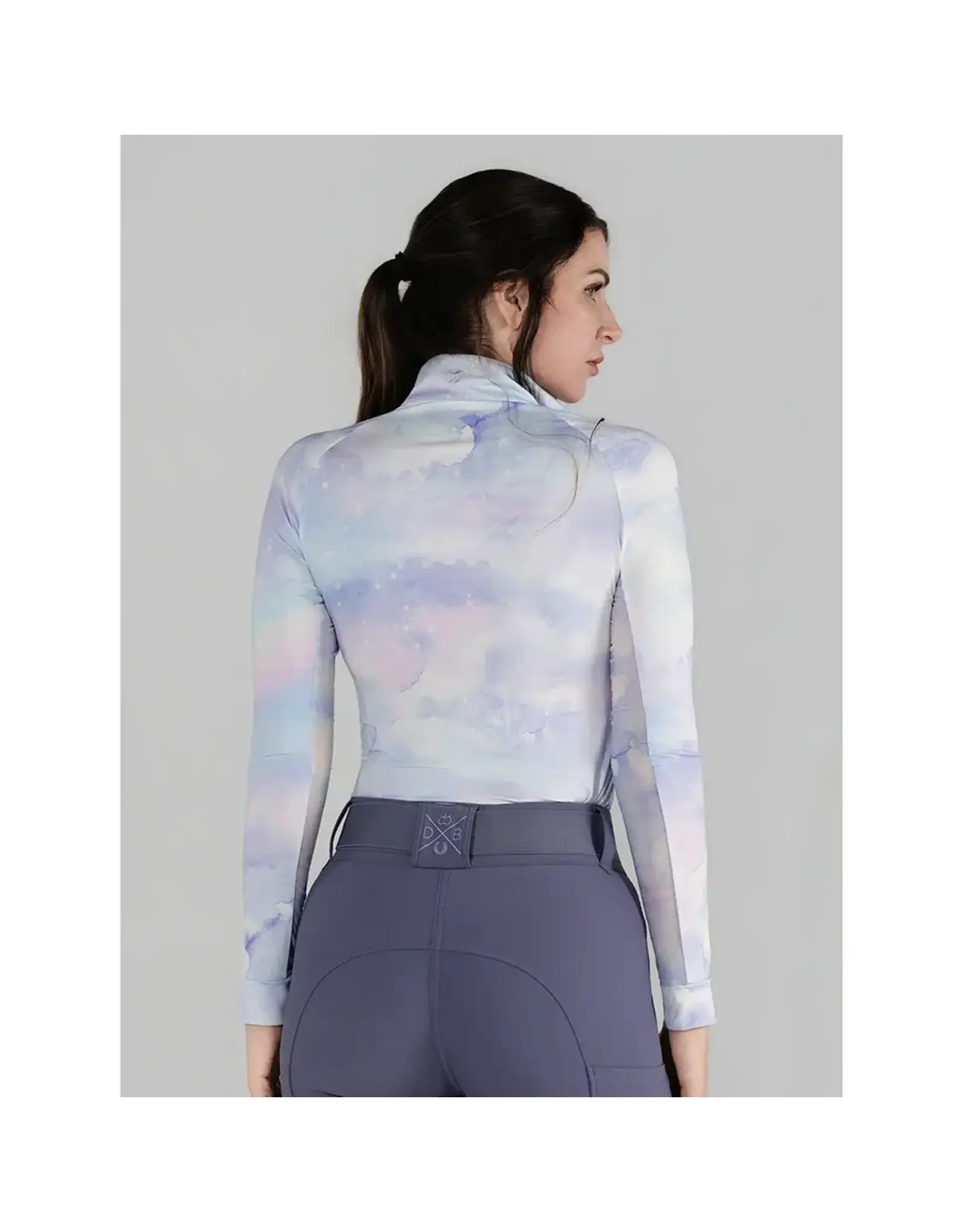 Dapplebay Opalite Skies 1/4 Zip LS Riding Top