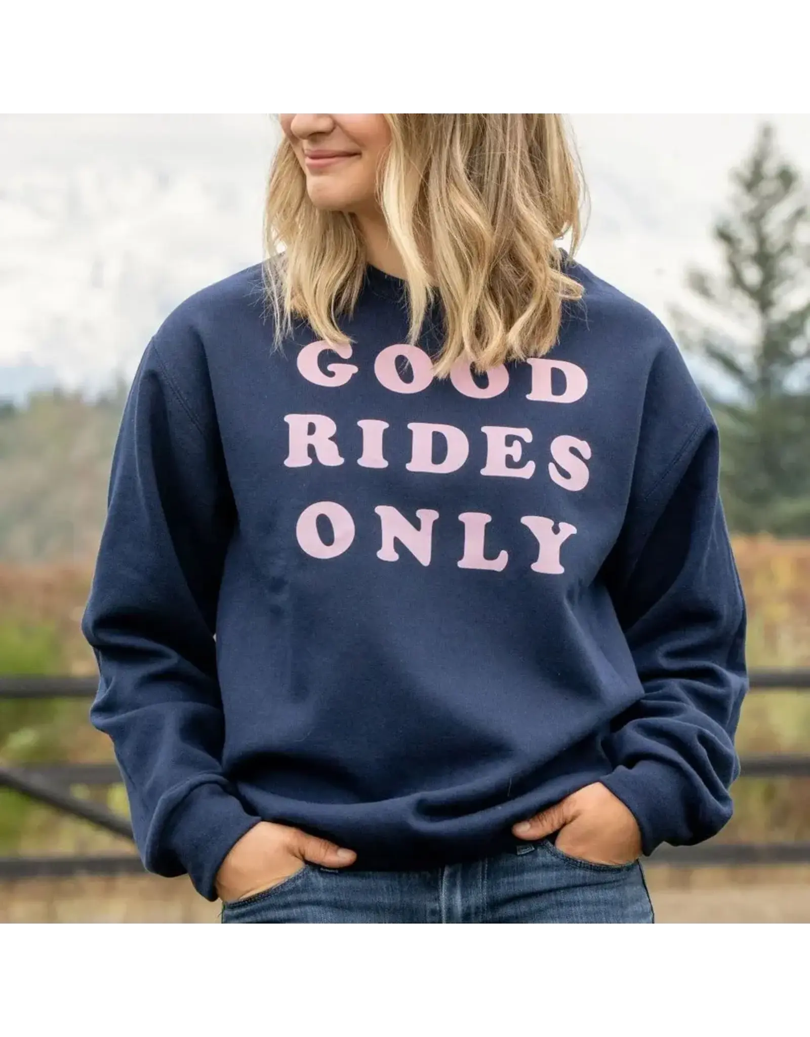 Dapplebay Good Rides Only Sweatshirt Navy