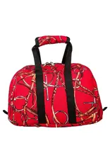 AWST International Snaffle Bit Bridles Helmet Bag Red