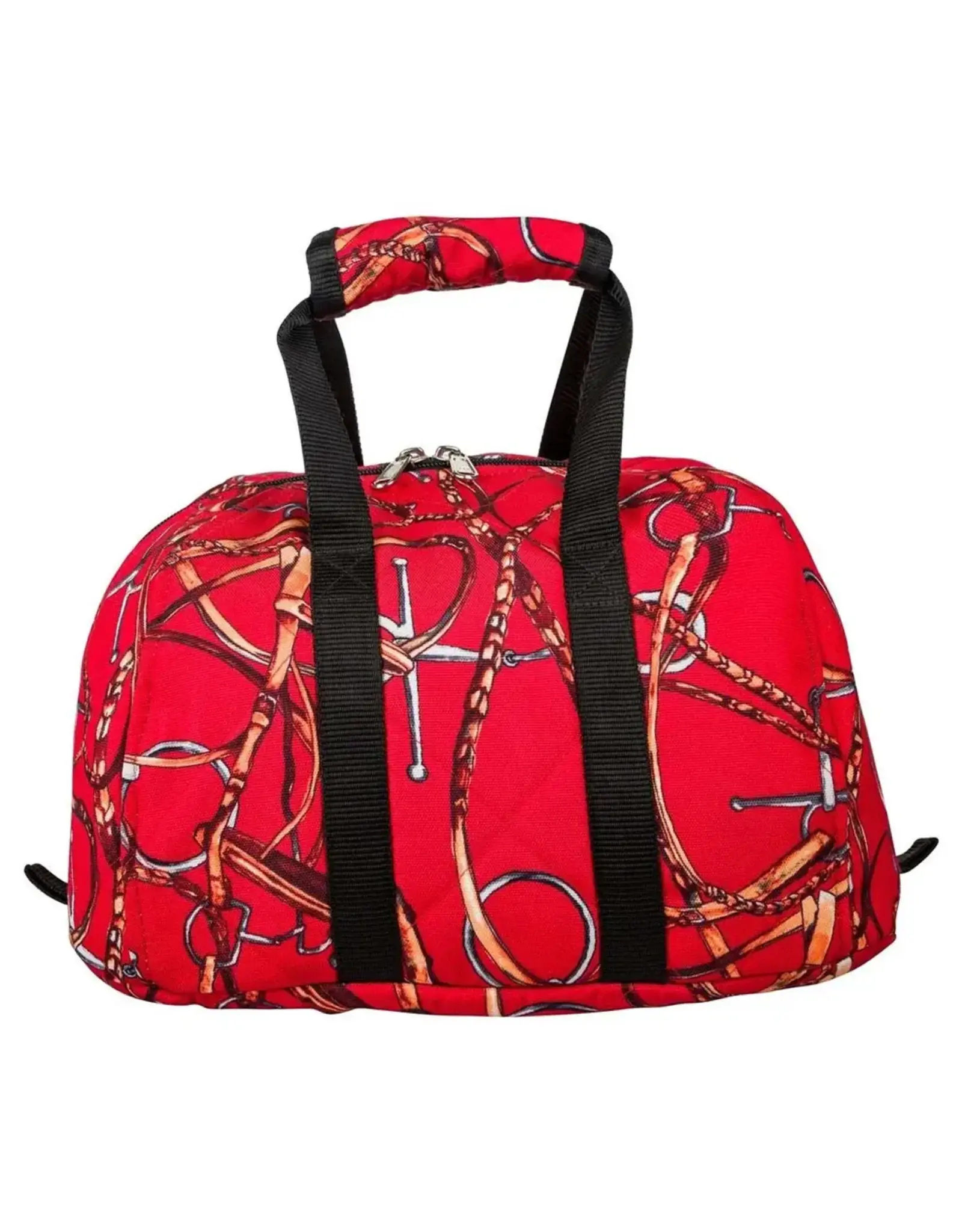 AWST International Snaffle Bit Bridles Helmet Bag Red
