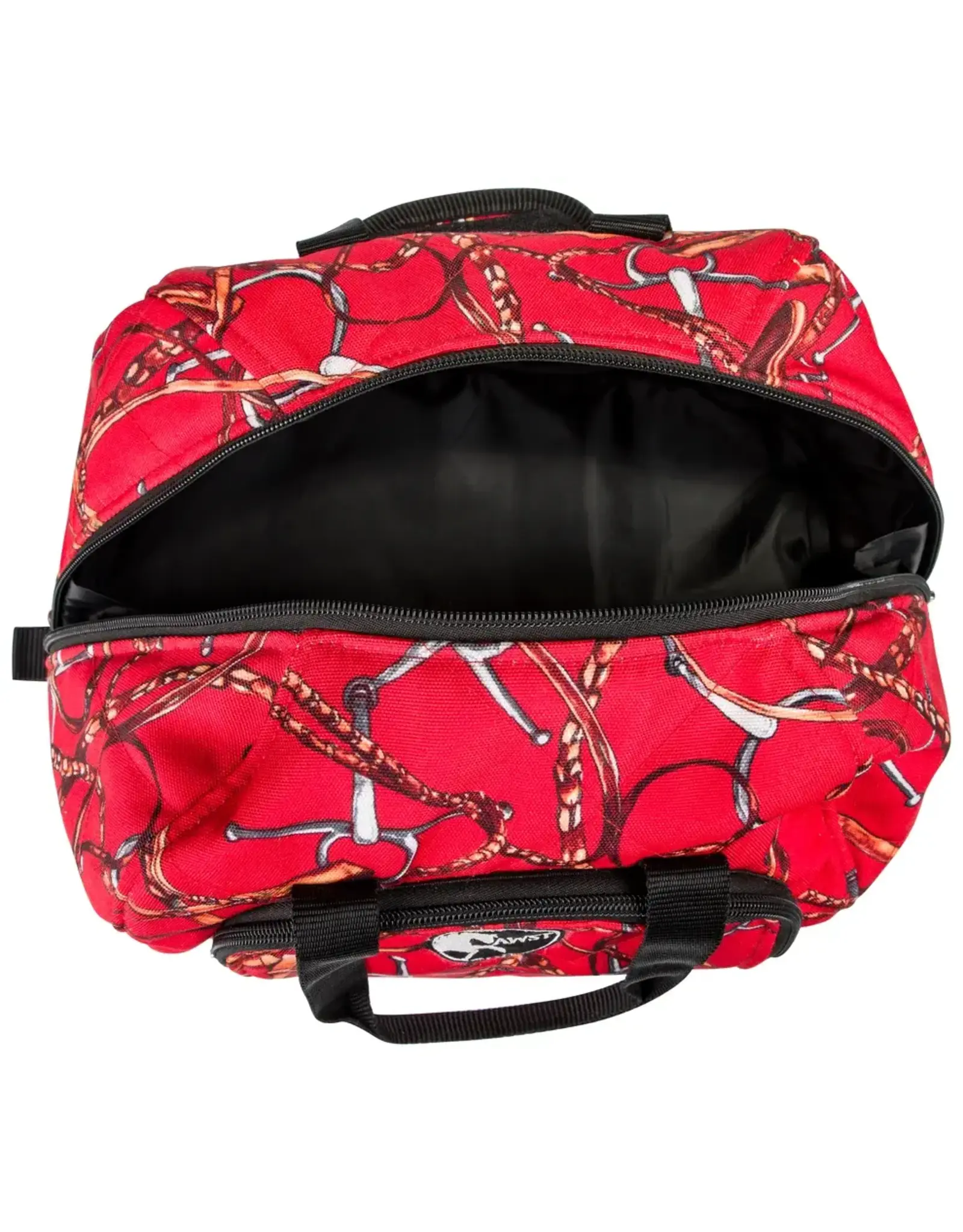 AWST International Snaffle Bit Bridles Helmet Bag Red