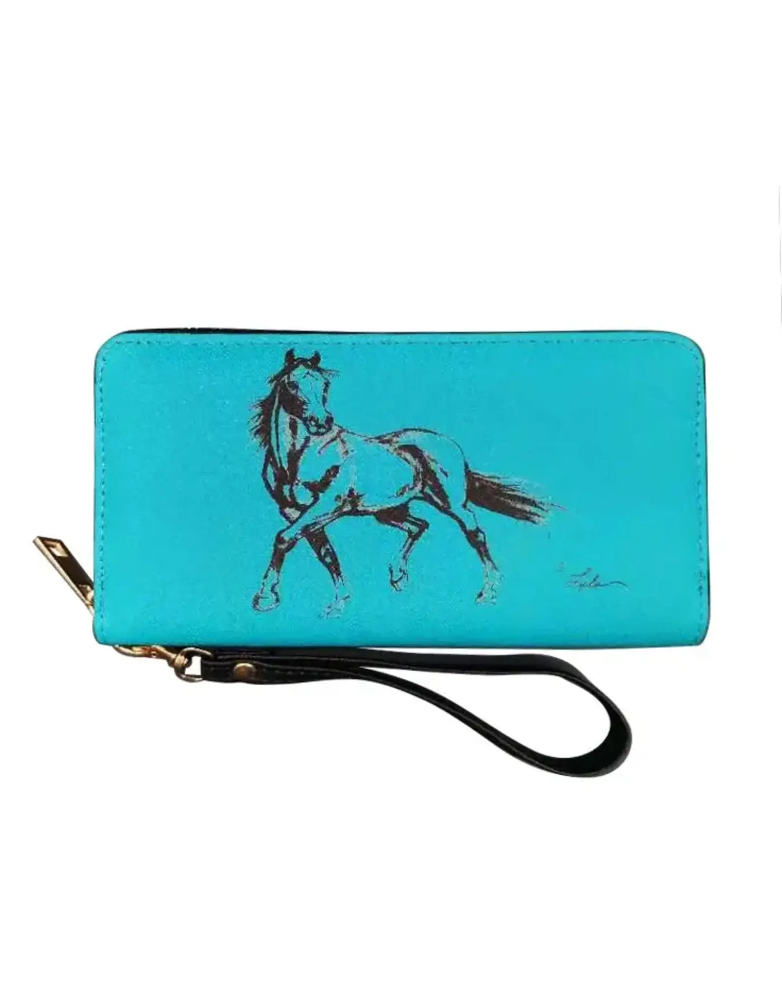 Quarter Horse Wallet Turquoise