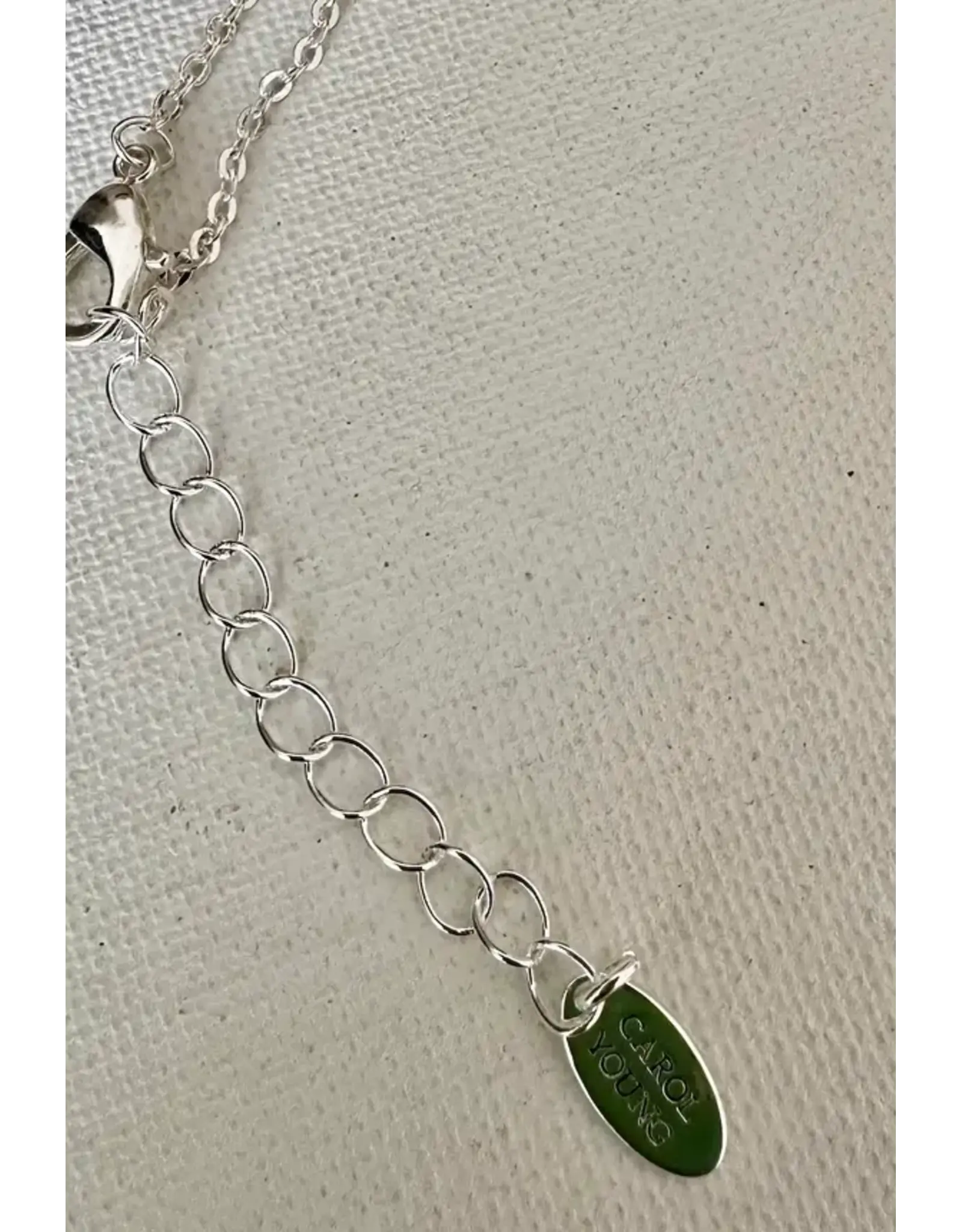 Carol Young Silver Four Horseshoe Necklace