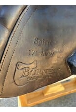 Borne Spirit AP 17" Seat, Med-Wide Tree w/ Cover, Stirrups, and Leathers